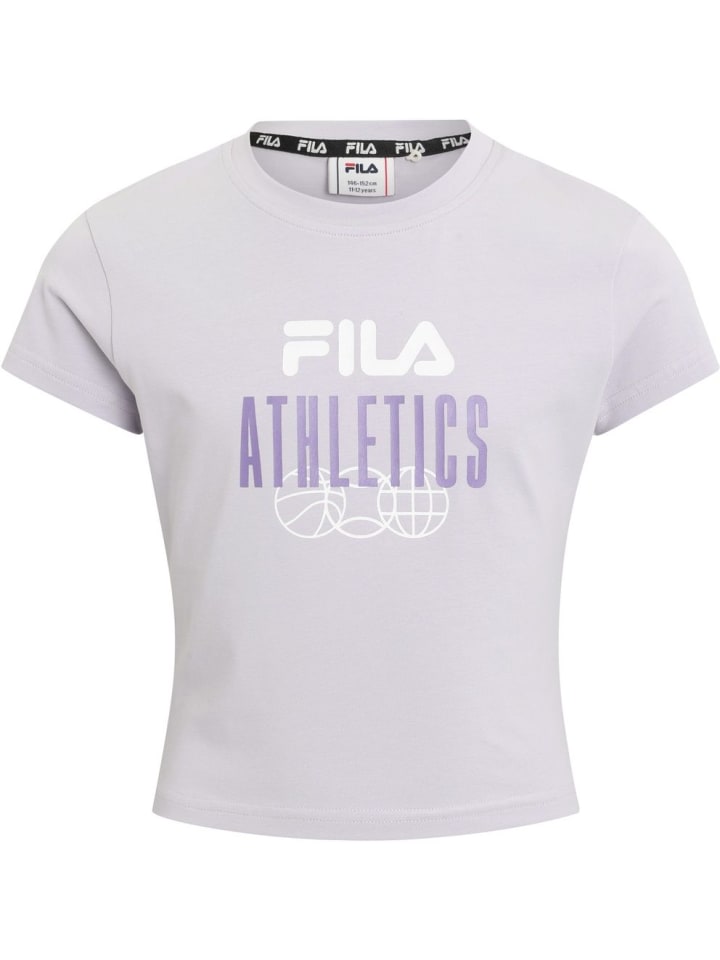 

Футболка Isny Slim Fit Graphic Tee Fila, фиолетовый
