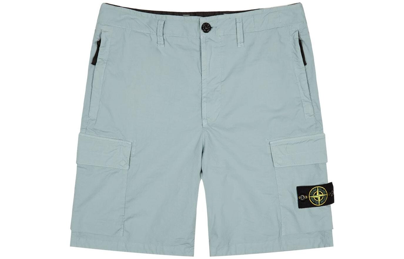 

Повседневные шорты мужские небесно-голубые Stone Island, голубой