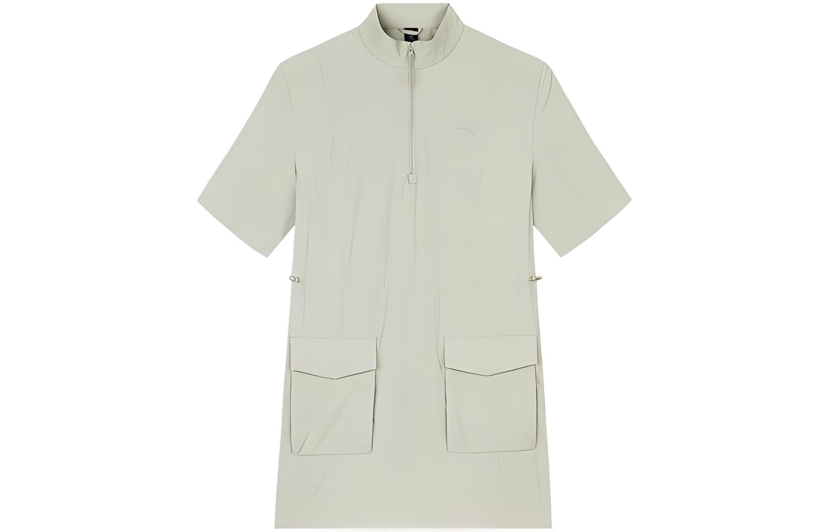 

Женское платье с коротким рукавом Anta Outdoor Collection дымчато-серое