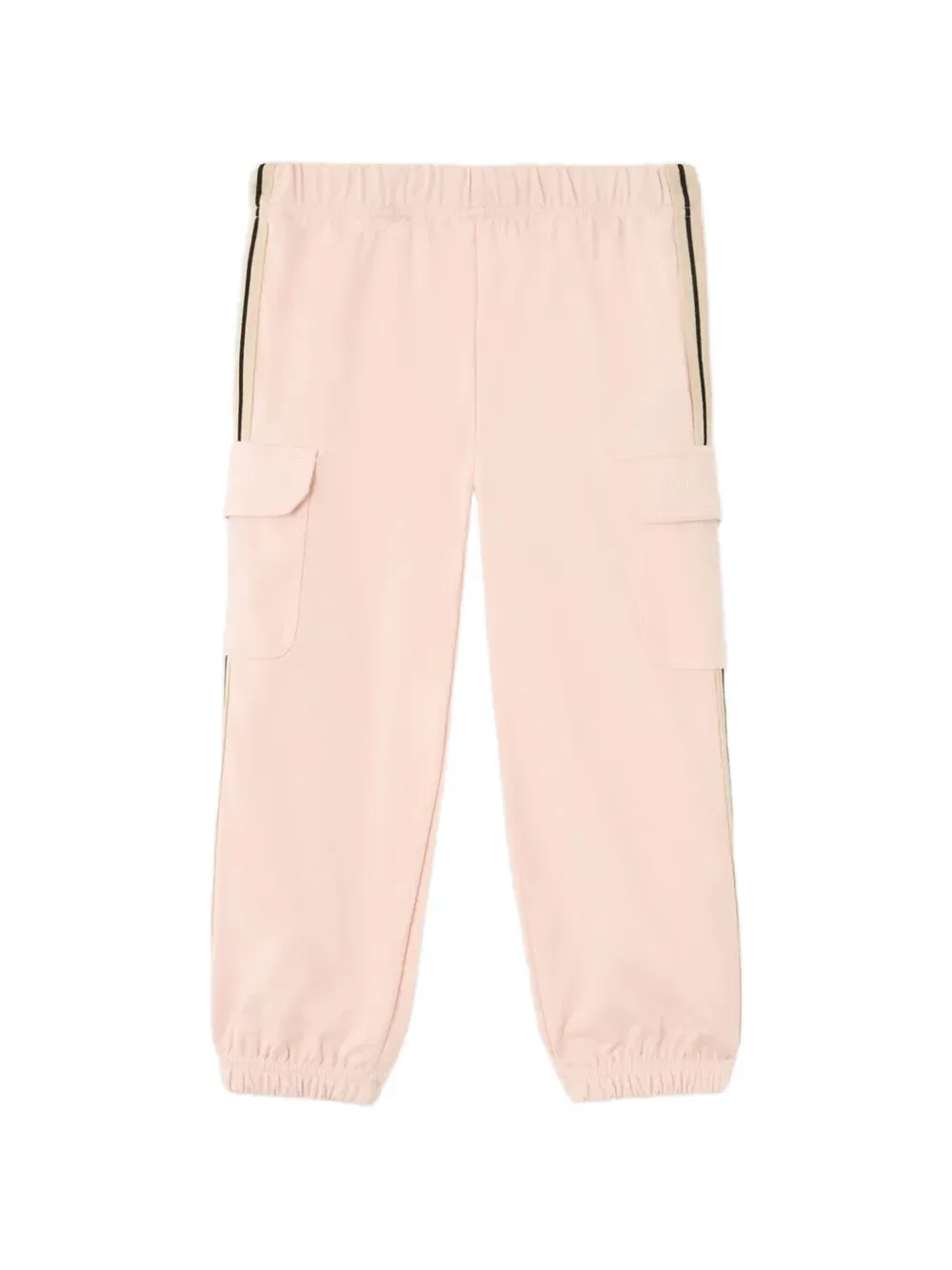 Брюки карго с боковыми полосками Palm Angels Kids, розовый