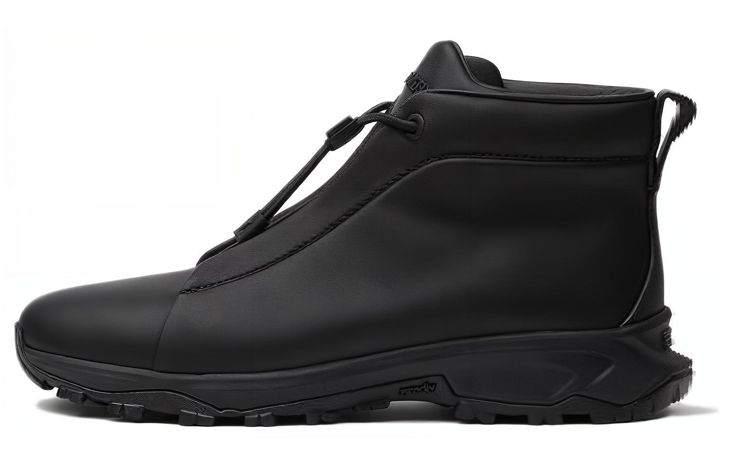 

Ermenegildo Zegna Мужские повседневные туфли Zegna Triple Stitch High Top, черные