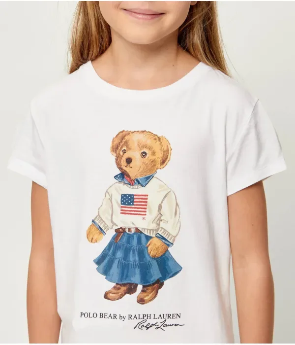 Футболка regular fit Polo Ralph Lauren, белый — фото 4