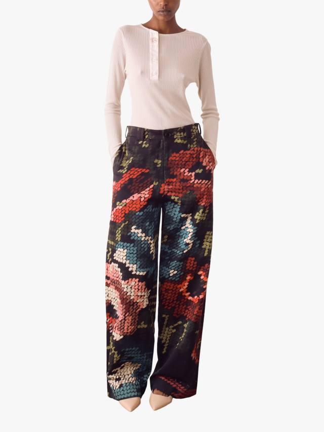 

Прямые брюки с цветочным принтом S.S.DALEY, Vase Print