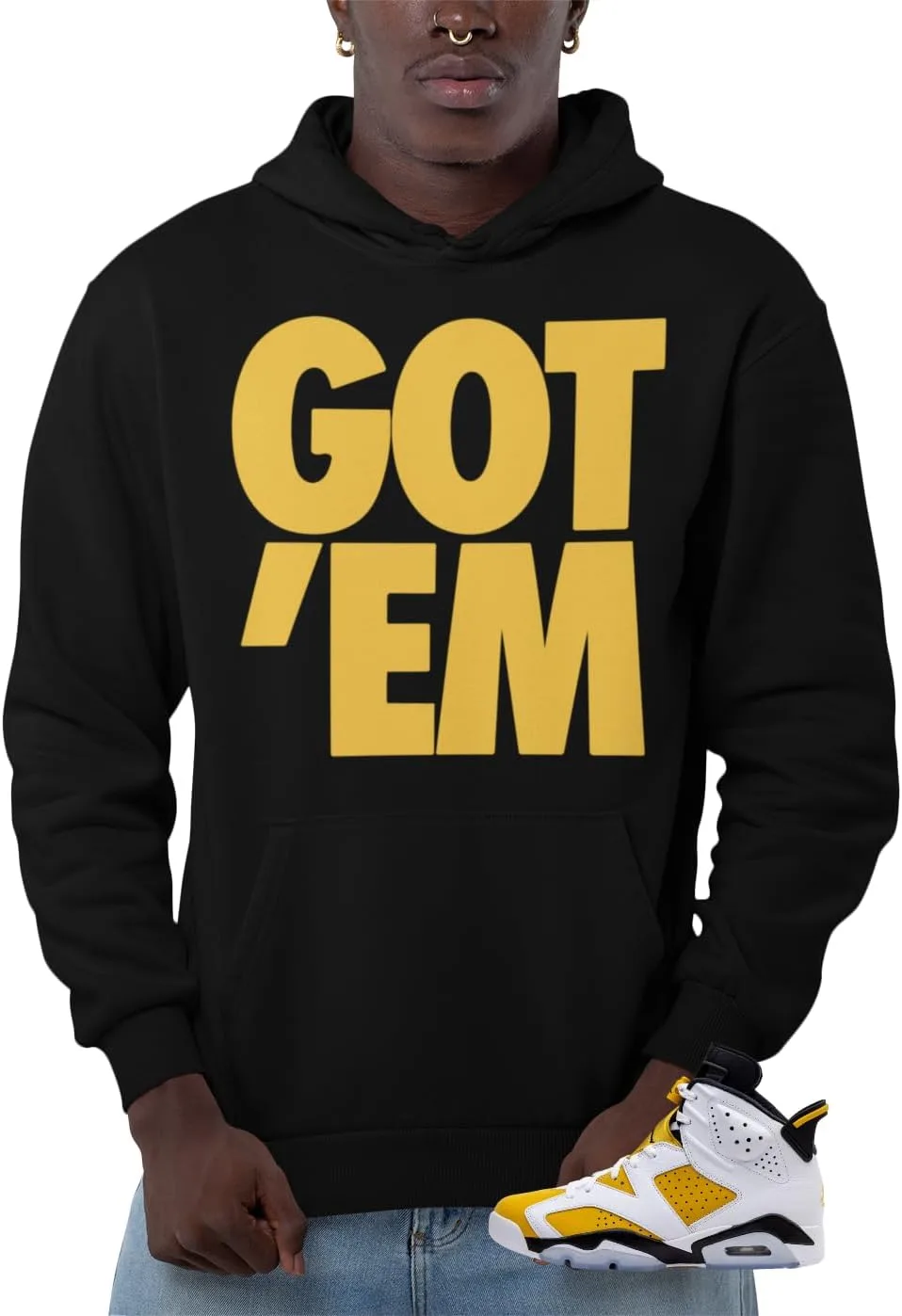 

Толстовка в стиле Jordan 6 Yellow Ochre House Of Tees