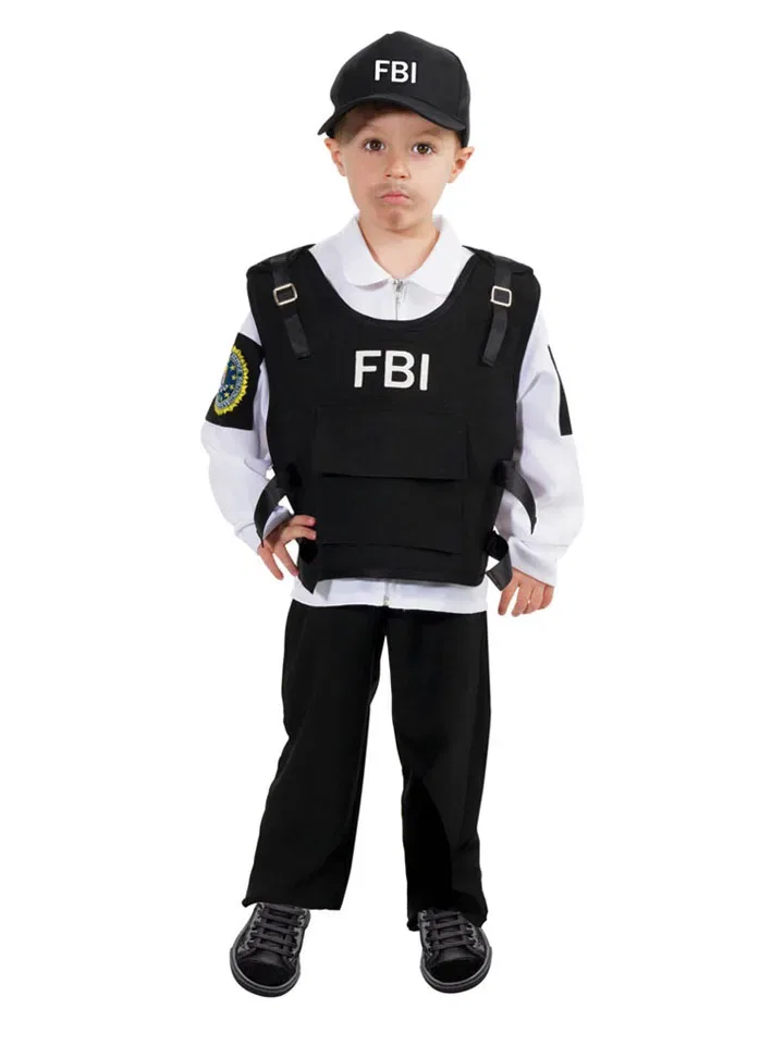 Костюм FBI Agent, CHAKS, черный/белый