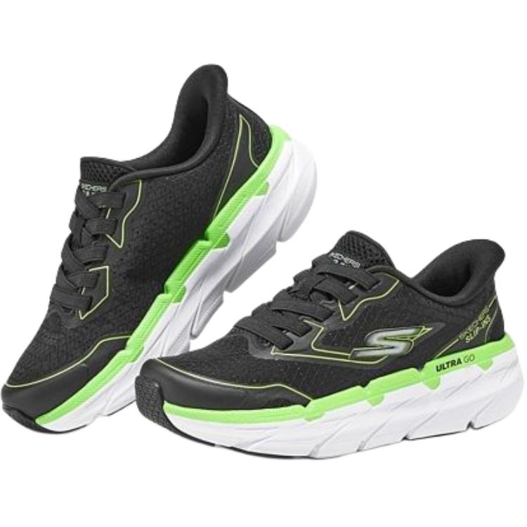 Skechers Kids Мальчиковые устойчивые к истиранию низкие детские кроссовки black kids' — фото 3