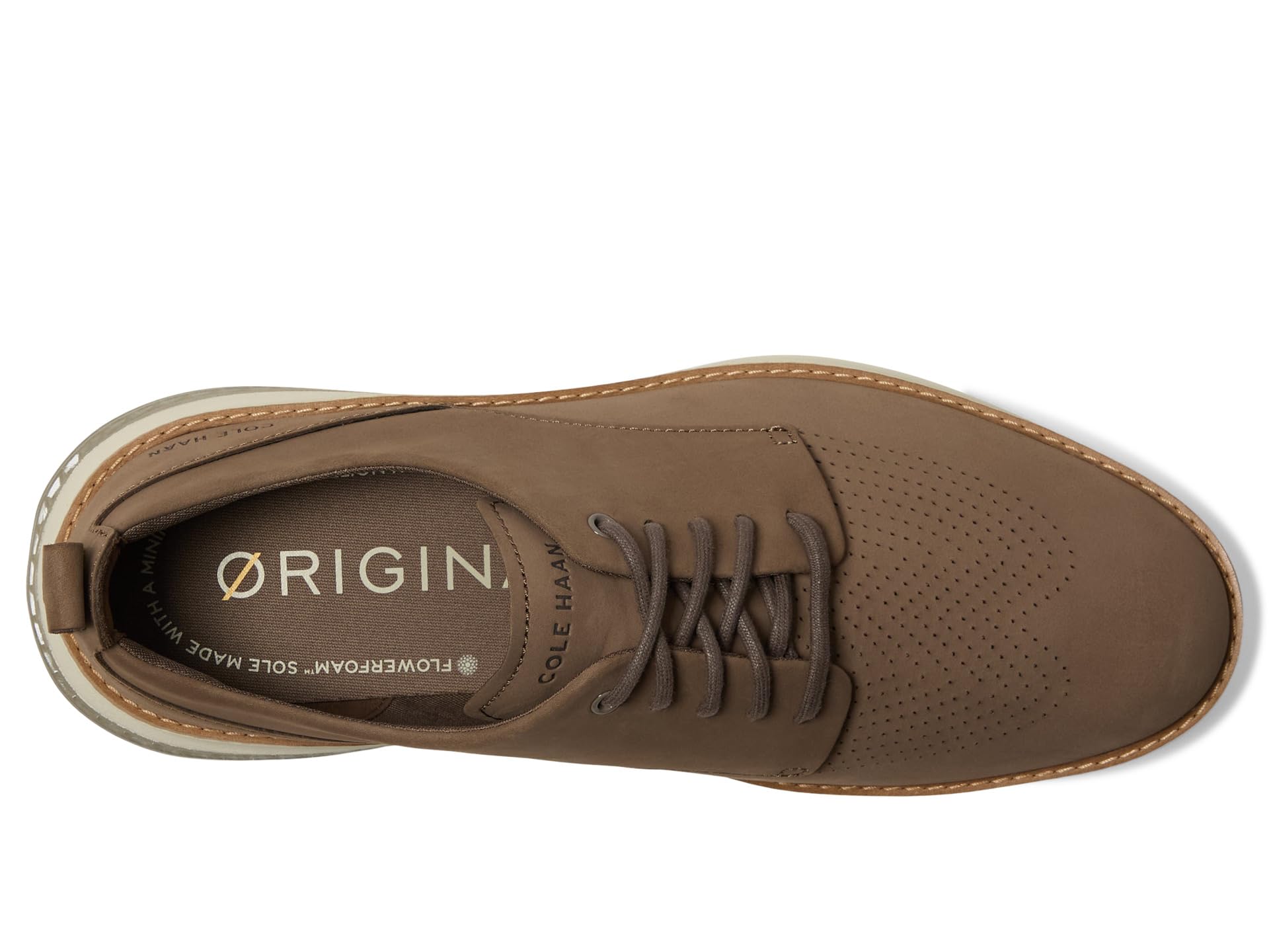 Оксфорды Cole Haan Originalgrand Energy Weave Plain Toe Oxford, цвет Morel Nubuck/Irish Coffee — фото 2