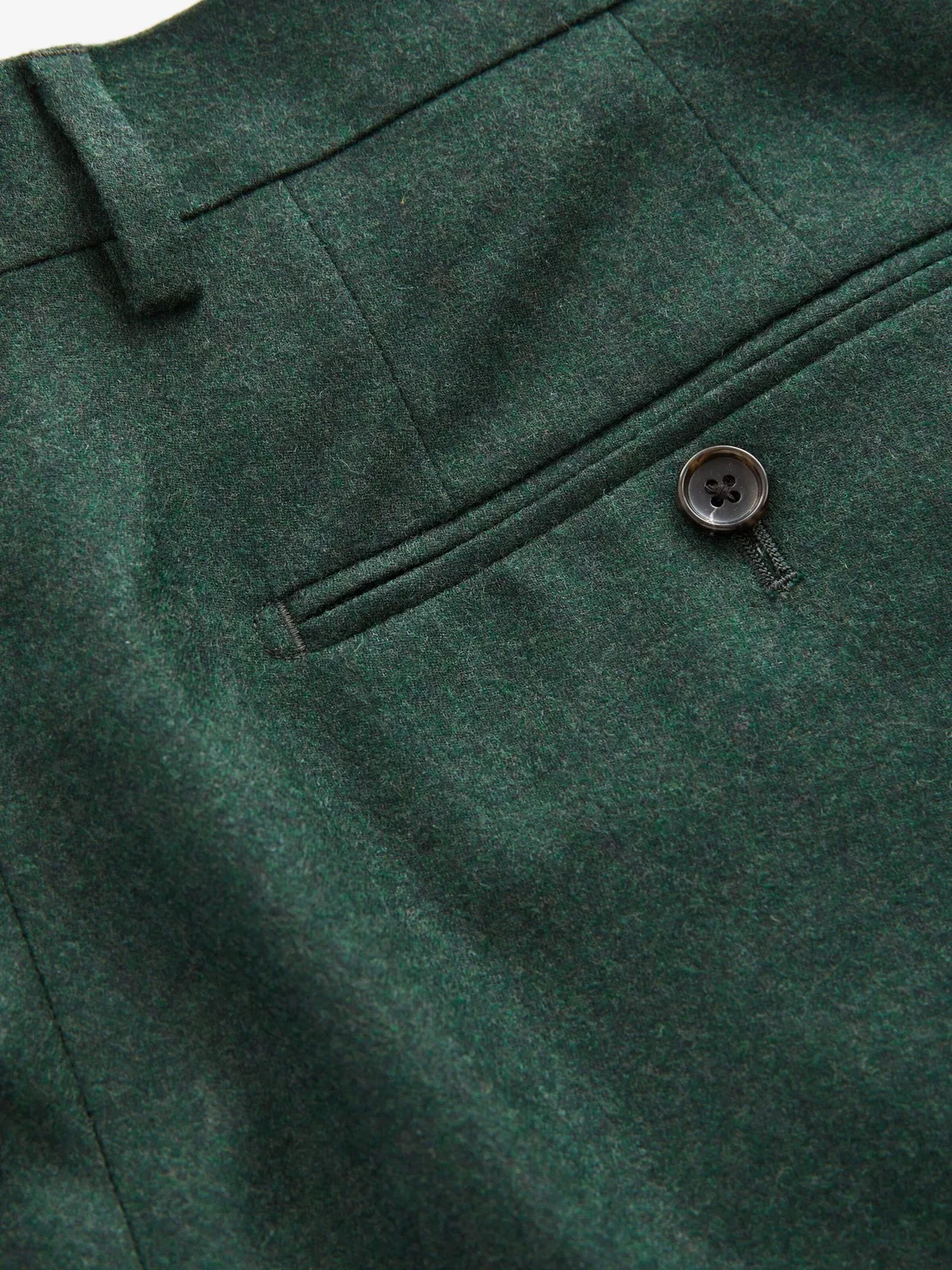 Узкие плиссированные брюки Next, Dark Green — фото 4