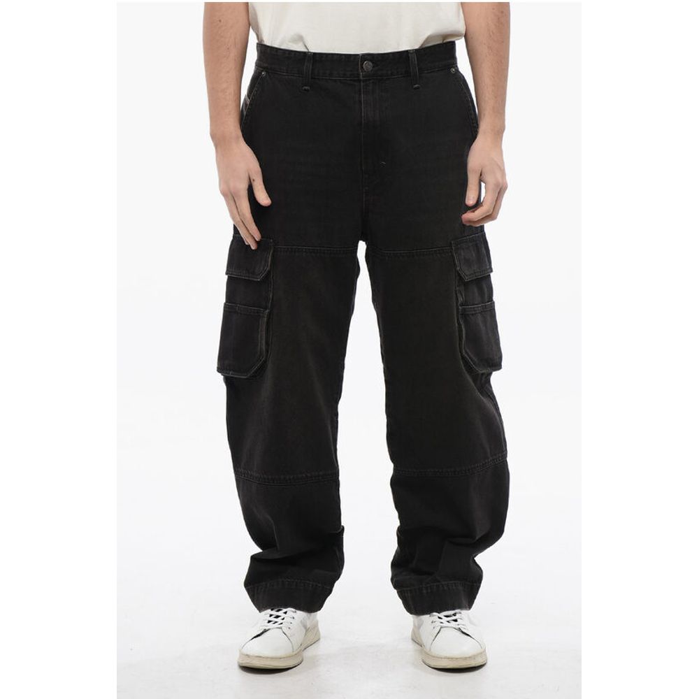 

Широкие джинсы D-FISH Cargo 23 см L32 Diesel, Black