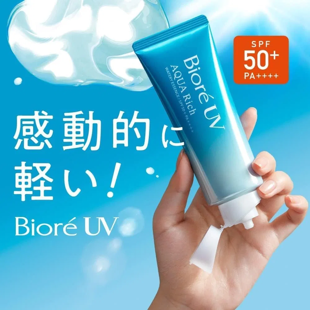 Солнцезащитный гель Biore UV Aqua Rich Water Gel SPF50+ PA++++ 70 мл, набор 24 шт Kunutonn — фото 4