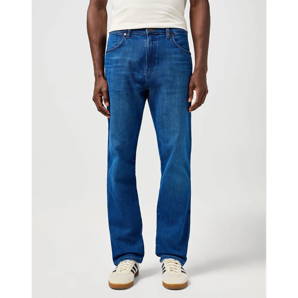 

Джинсы Wrangler Frontier 5 Pocket Relaxed Fit, синий