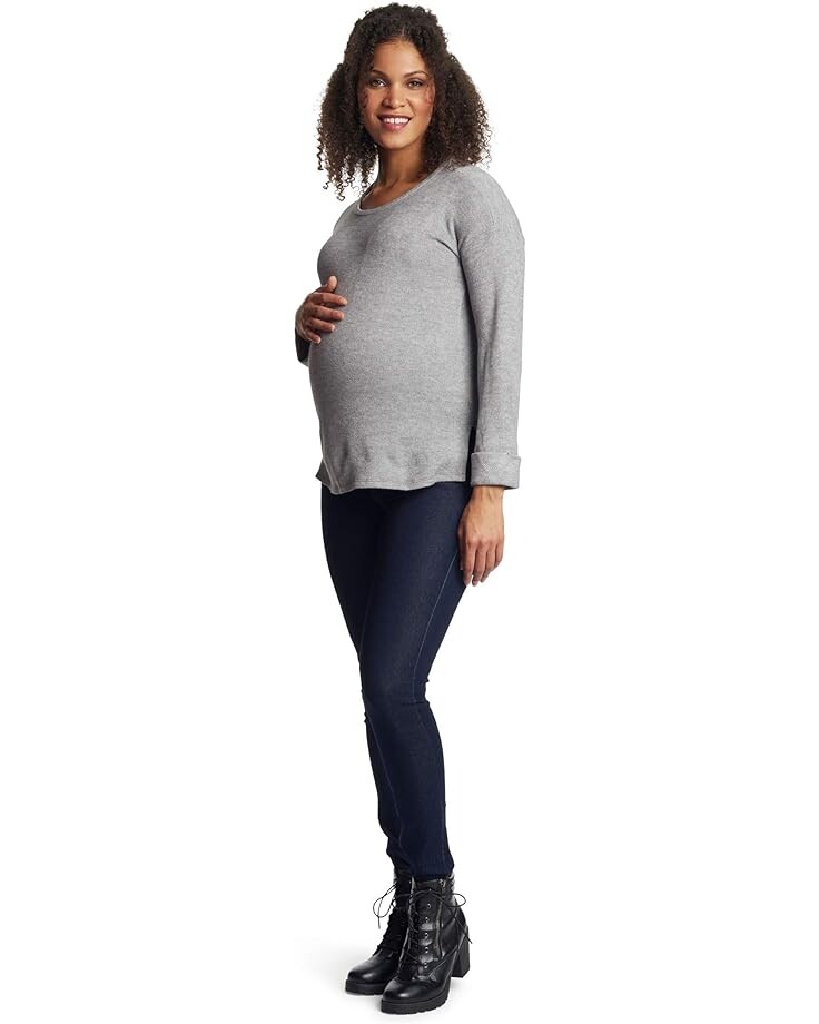 

Свитер Everly Grey Andria Maternity Nursing Sweater, цвет Heather Grey