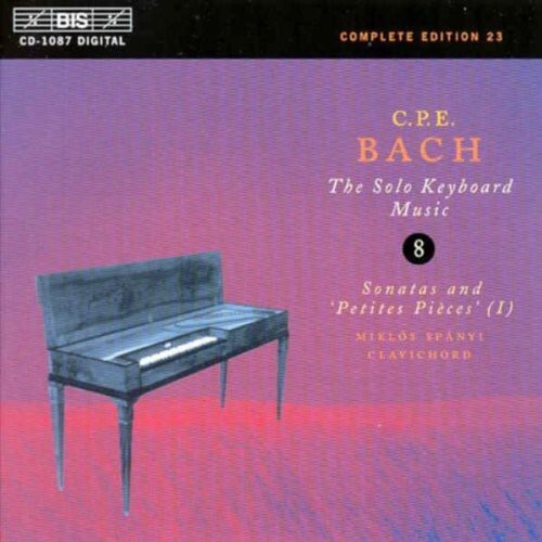 

CD диск Bach, C.P.E. / Spanyi: Solo Keyboards Works 8
