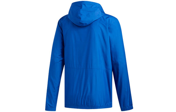 Куртка originals hip windbreaker hooded windproof sports jacket royal blue Adidas, синий — фото 2
