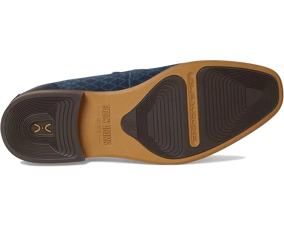 Оксфорды Stacy Adams Brinkley Moc Toe Slip-On, Navy — фото 3