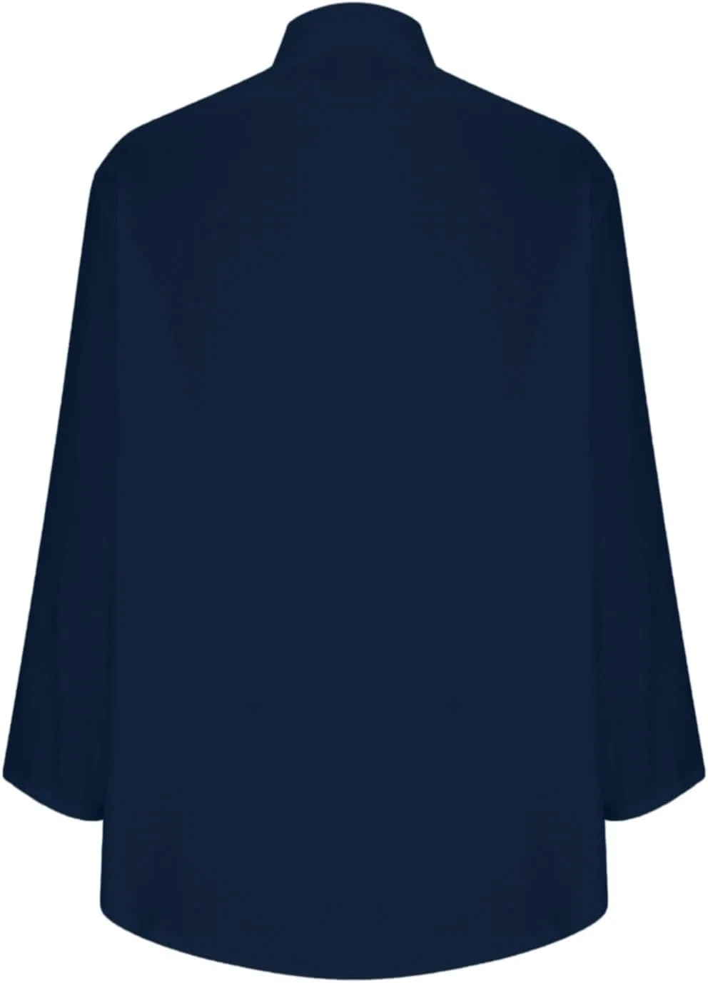 Женская туника свободного кроя из хлопка и льна Pelang, Navy — фото 3