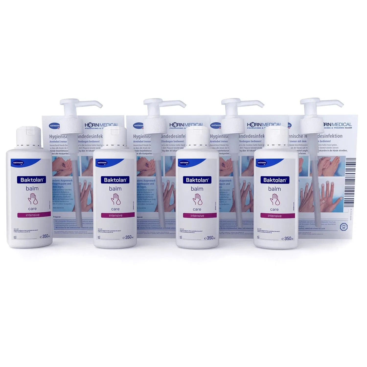 Дозатор с бальзамом Baktolan Balm, Horn Medical, 4x350 мл
