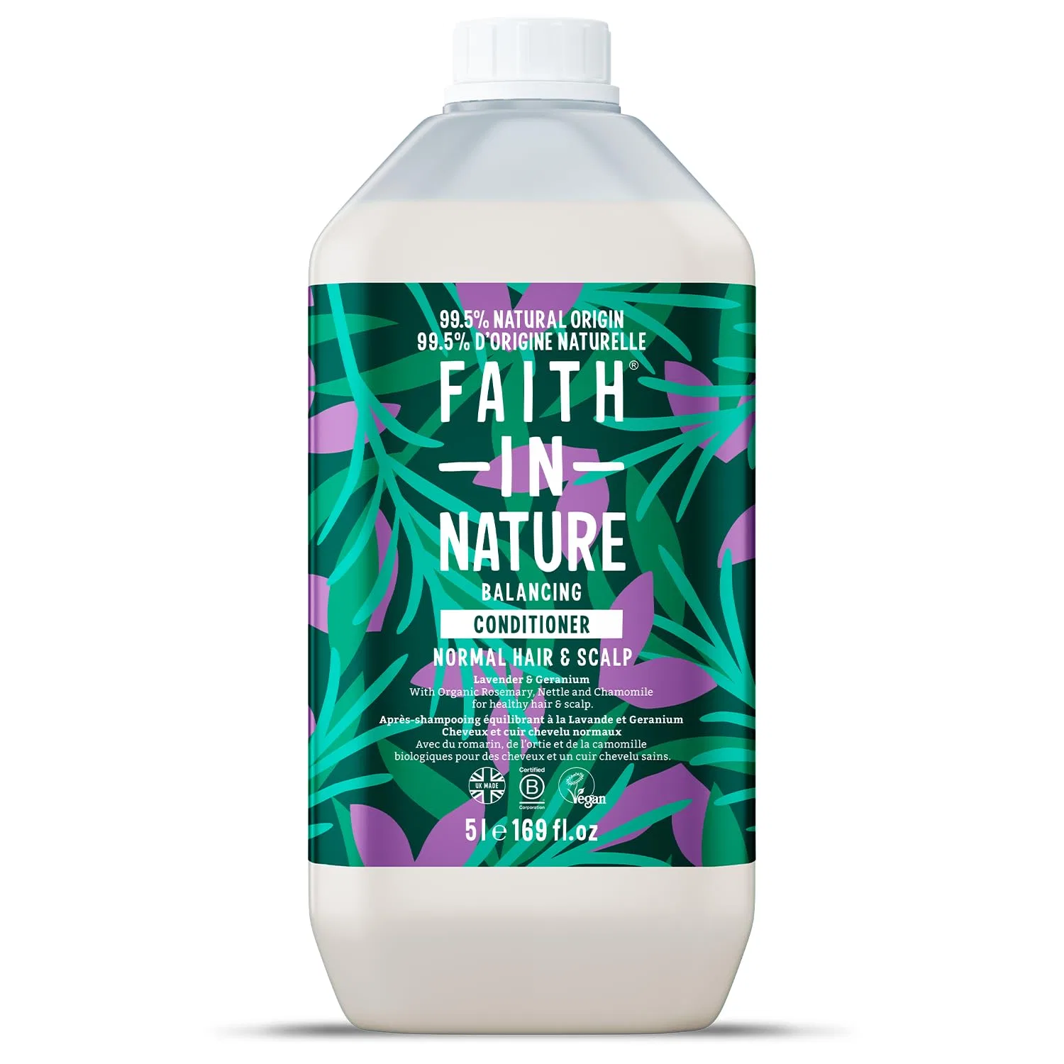 Бальзам для волос «Natural Lavender & Geranium» от Faith In Nature, 5 л Faith In Nature
