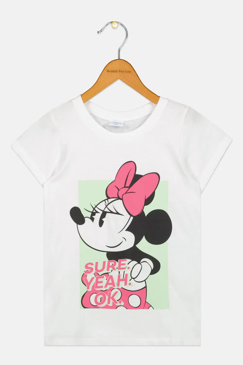 Футболка с принтом Mickey Minnie Disney, белая — фото 2