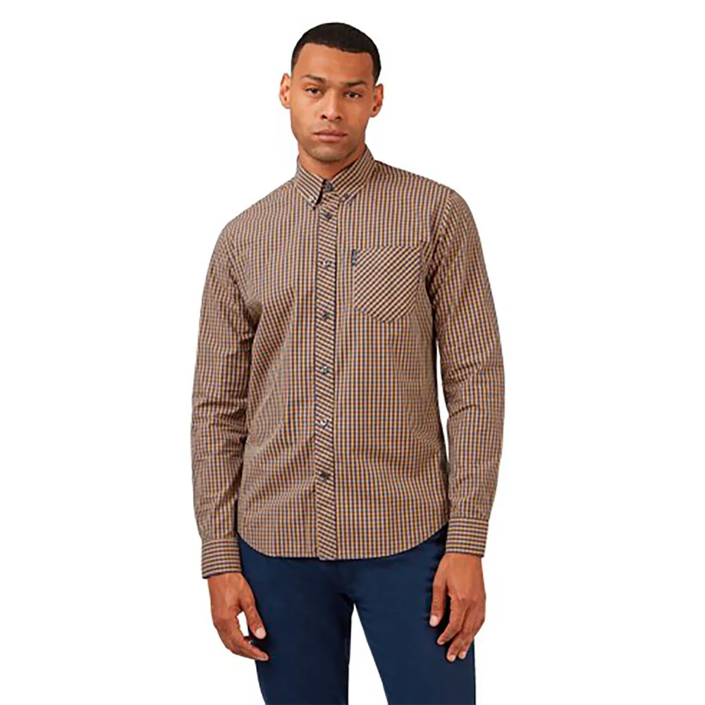 

Рубашка Ben Sherman Signature Gingham, коричневый