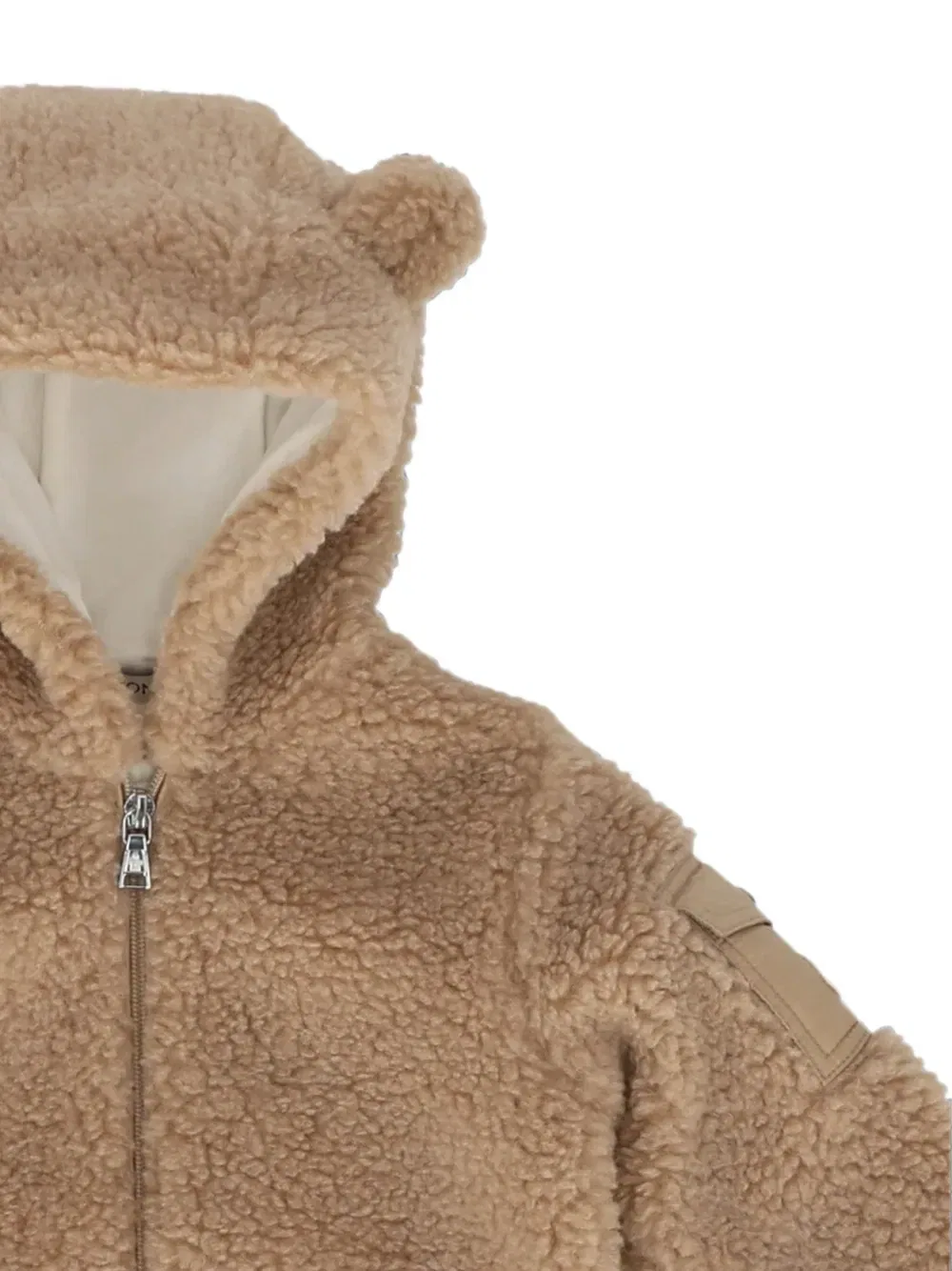Спортивный костюм с ушками Moncler Enfant, белый — фото 3