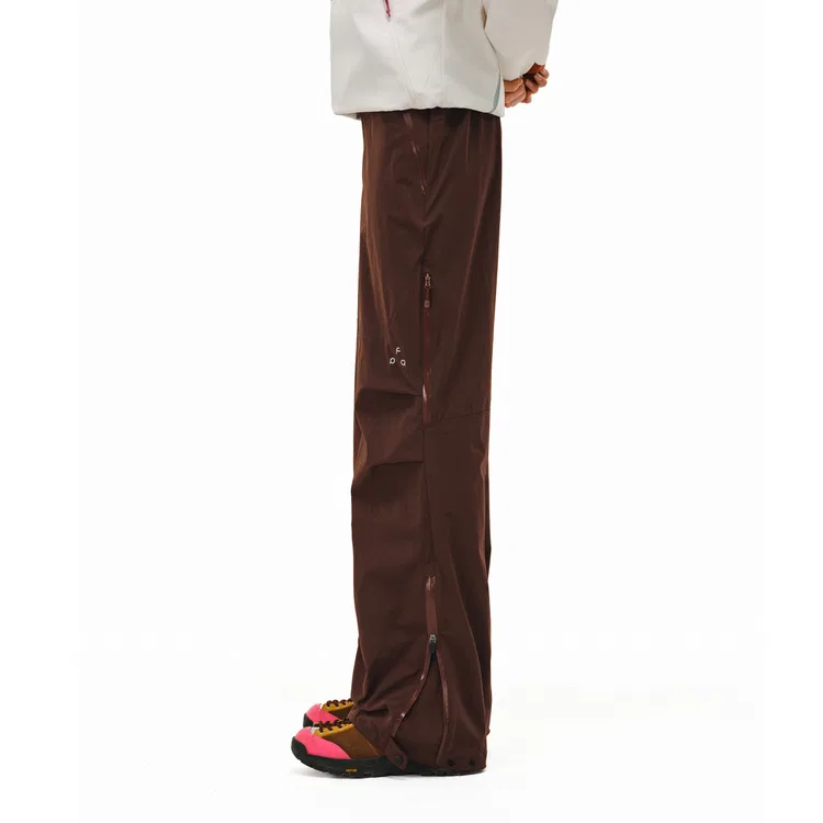 Детские штаны повседневные прямого кроя FPA, Brown Red