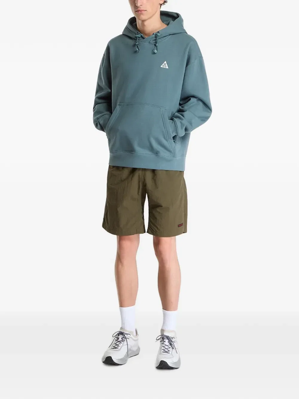 Толстовка ACG Tuff Fleece Nike, зеленый — фото 2