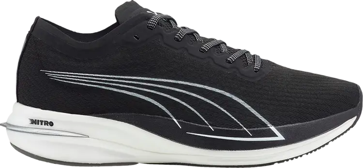 

Кроссовки Puma Deviate Nitro Black White, черный