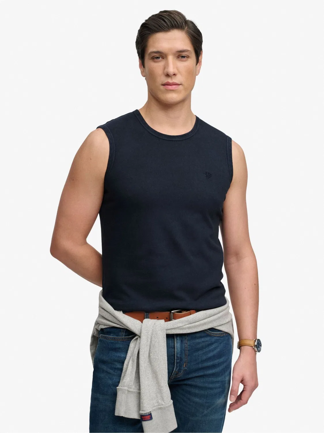 Майка классическая Superdry Blue, синяя