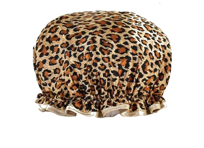 Шапочка для душа, CHPN, диаметр 30 см, Leopard