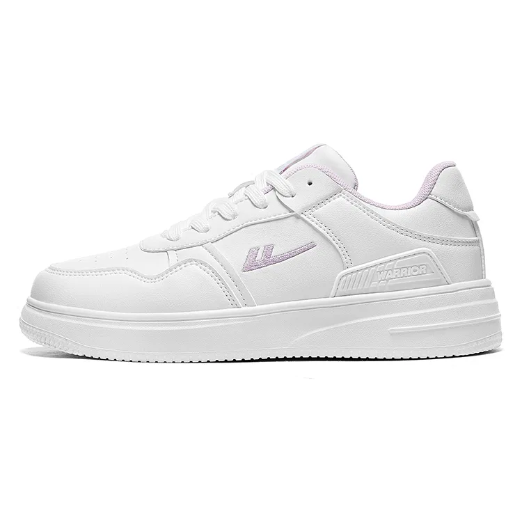 Скейтборд-кроссовки детские с низким верхом White Purple WARRIOR, Белый Пурпурный