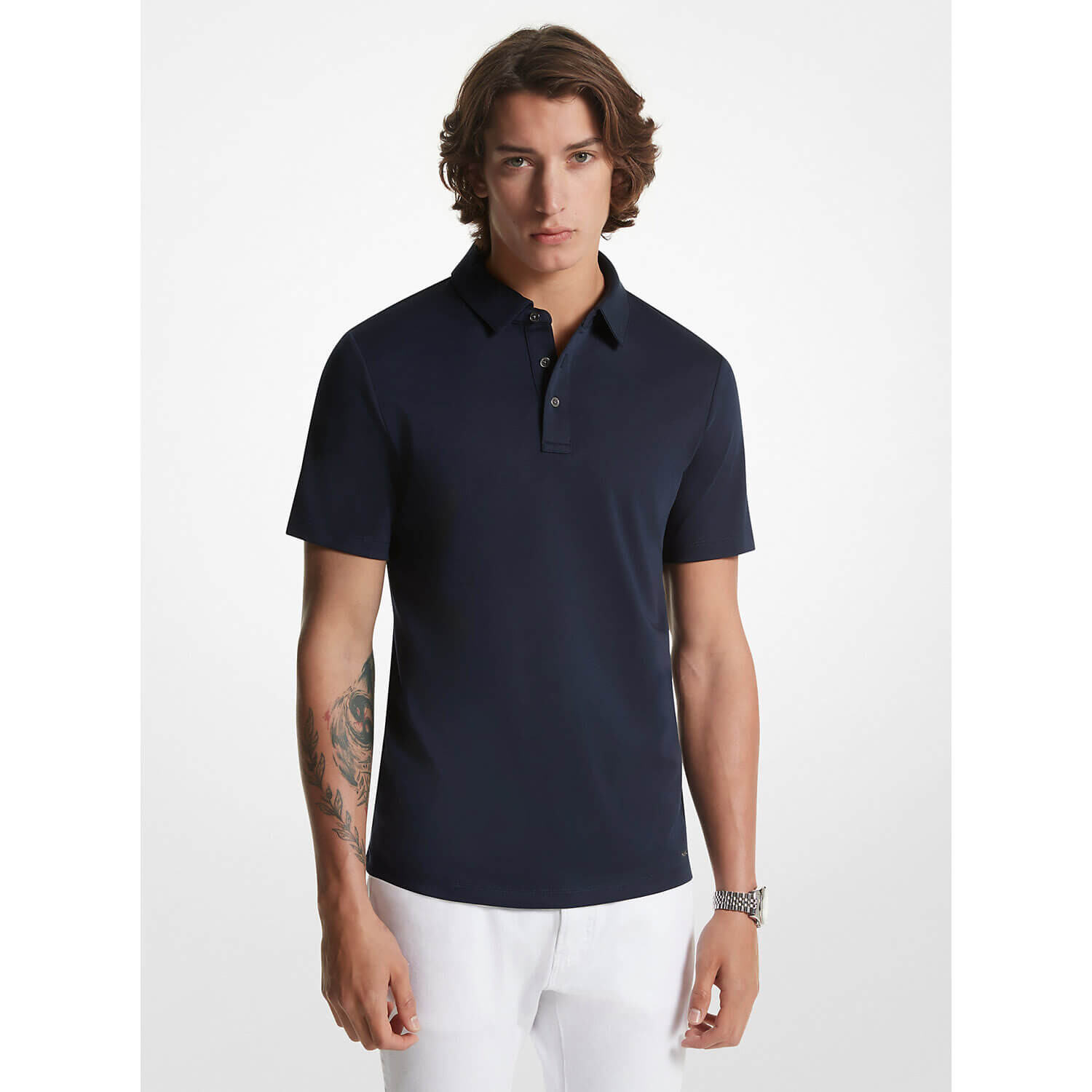 

Футболка-поло Michael Kors Cotton, темно-синий