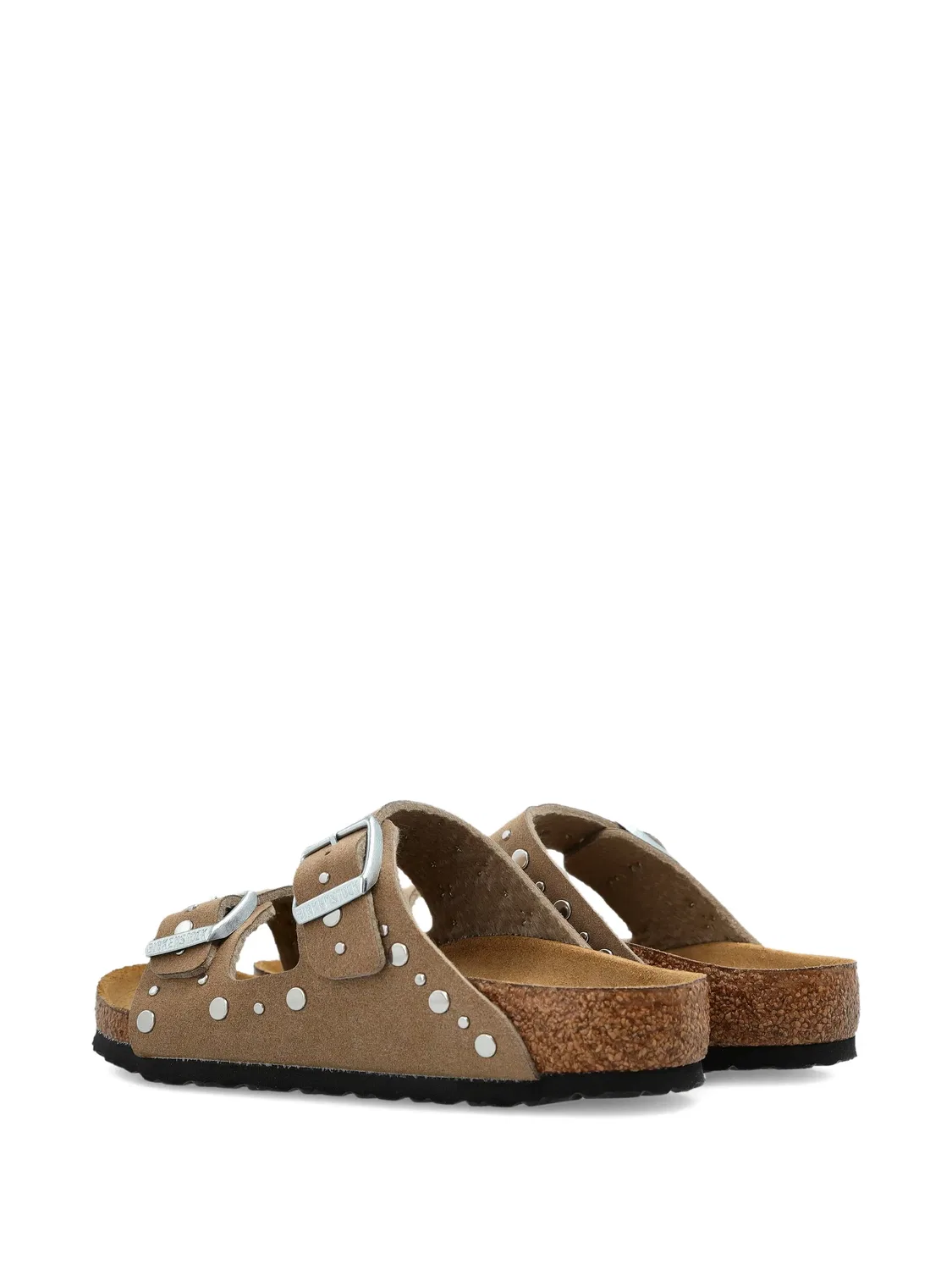 Сандалии с пряжкой и декором Birkenstock, светло-бежевый — фото 4