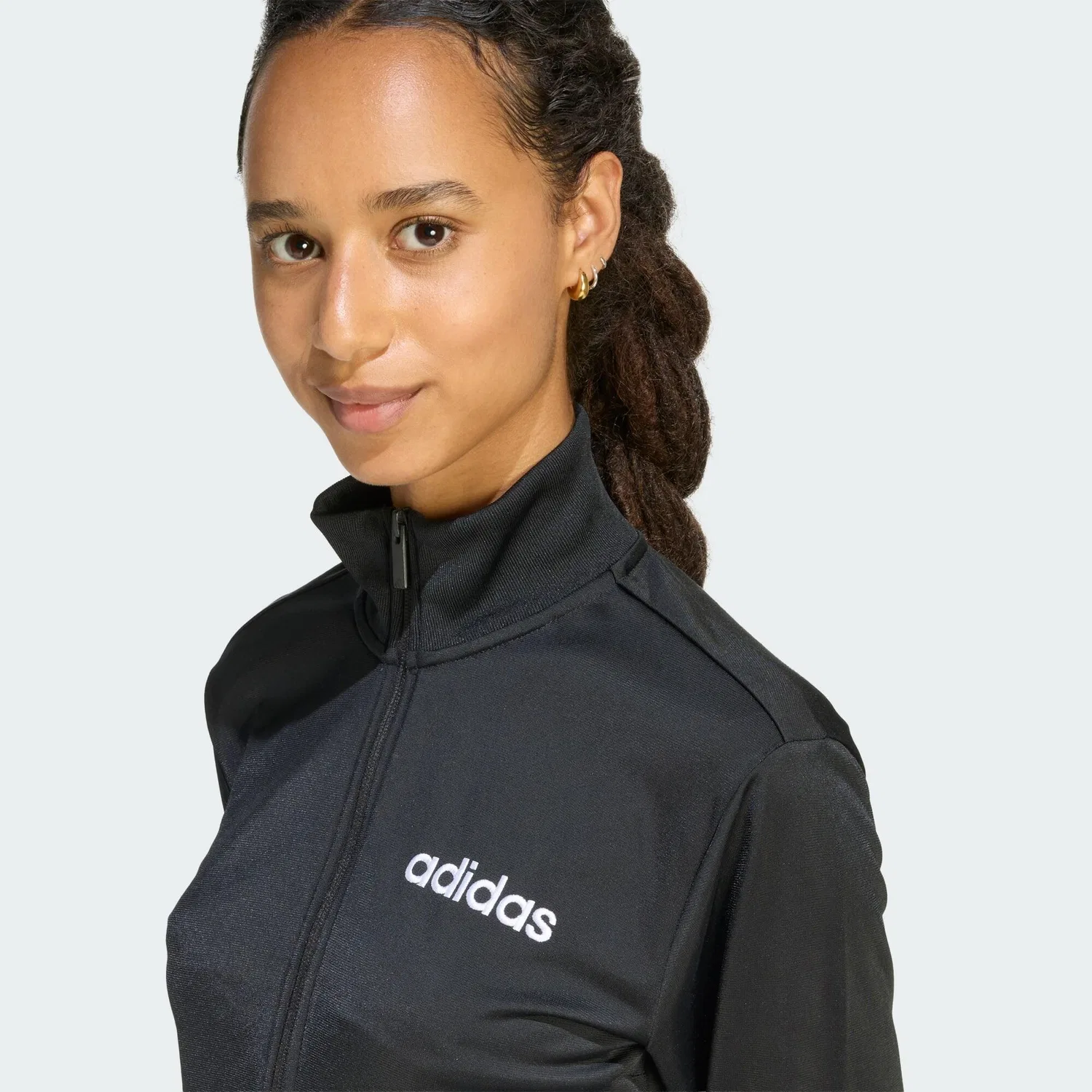 Женский спортивный костюм с принтом Glam Adidas, Schwarz — фото 4