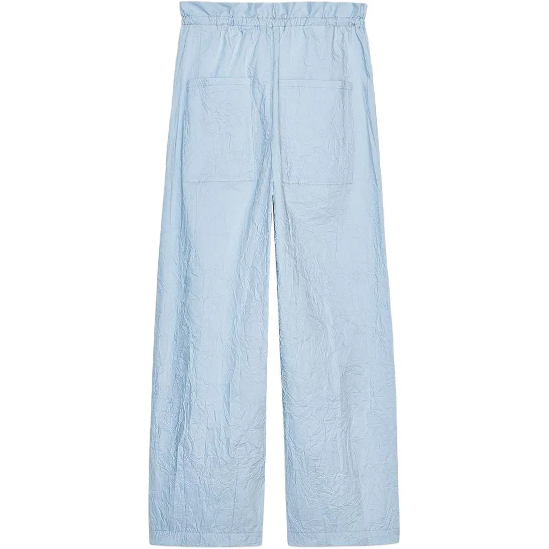 Женские брюки повседневные с принтом Fanglu Lin ZARA, Light Blue — фото 3