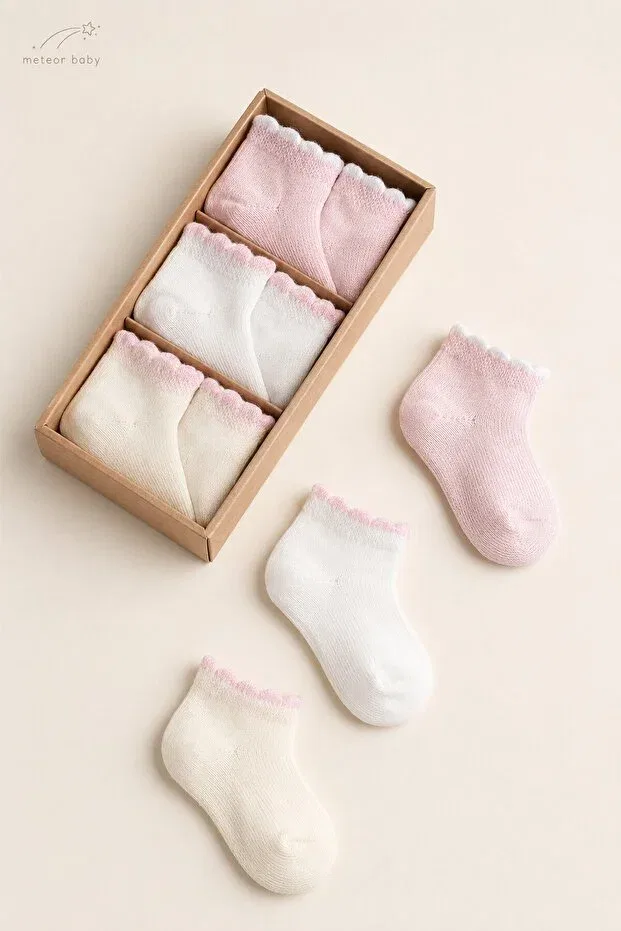 Детские носки для новорожденных хлопковые набор 5 пар Meteor Baby, Color 5