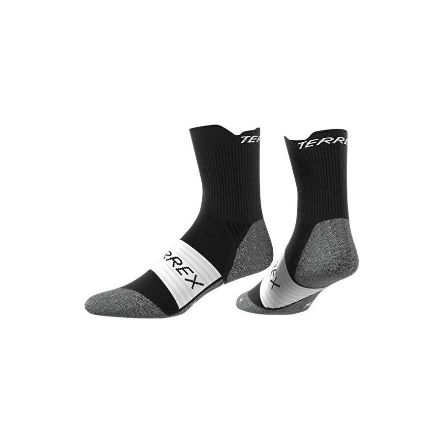 Носки спортивные шерстяные TRX CR WOOL SCK adidas, Черный — фото 4