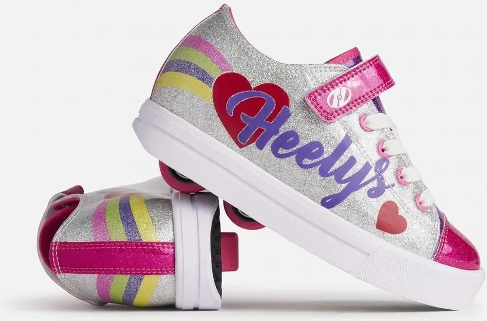 Кроссовки низкие детские Heelys, серебряный — фото 3