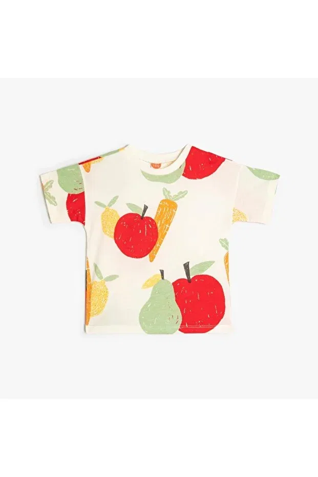 Детская футболка с принтом Burcum Kids, White