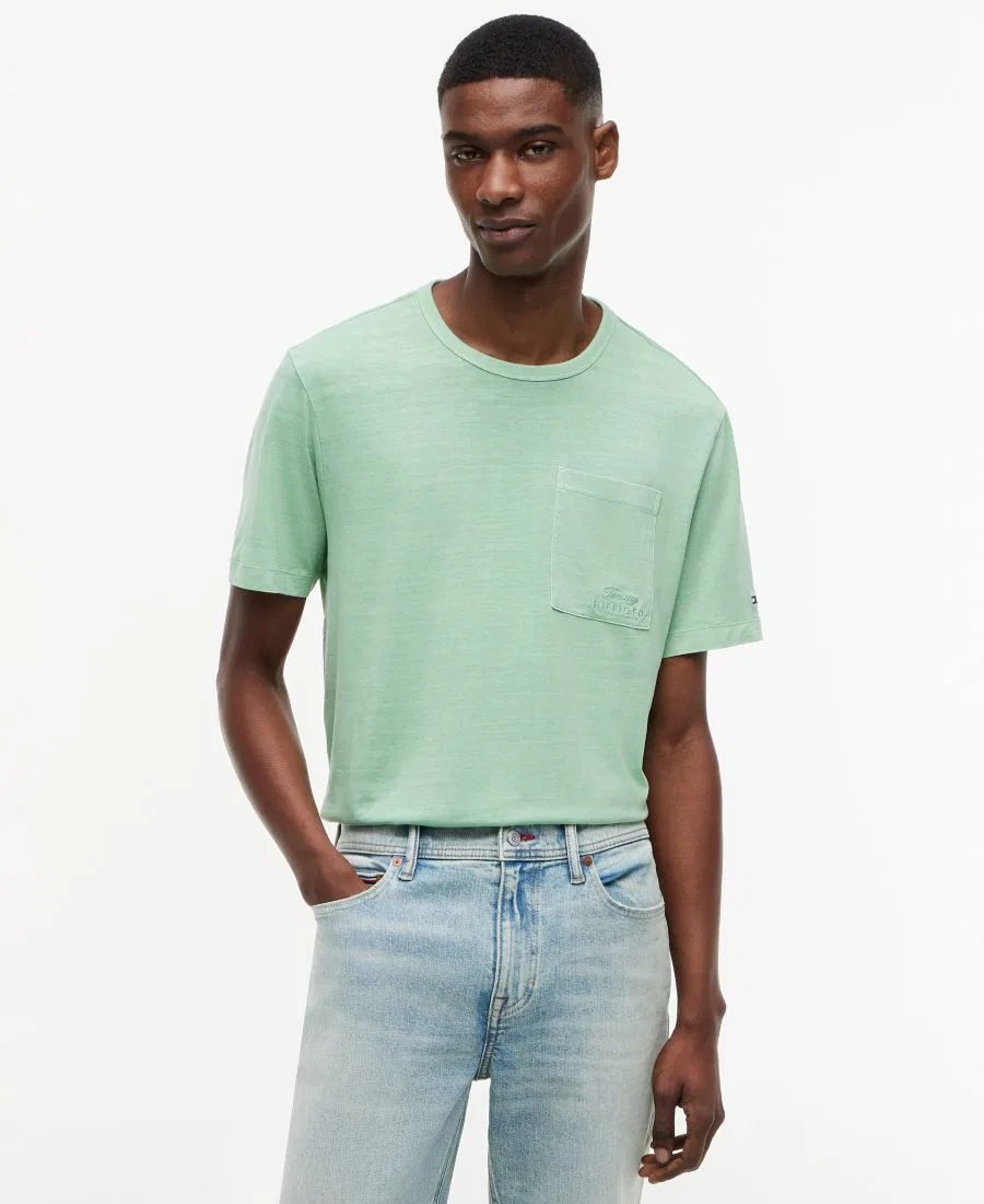 Футболка с нагрудным карманом, короткий рукав Tommy Hilfiger, Cut Grass