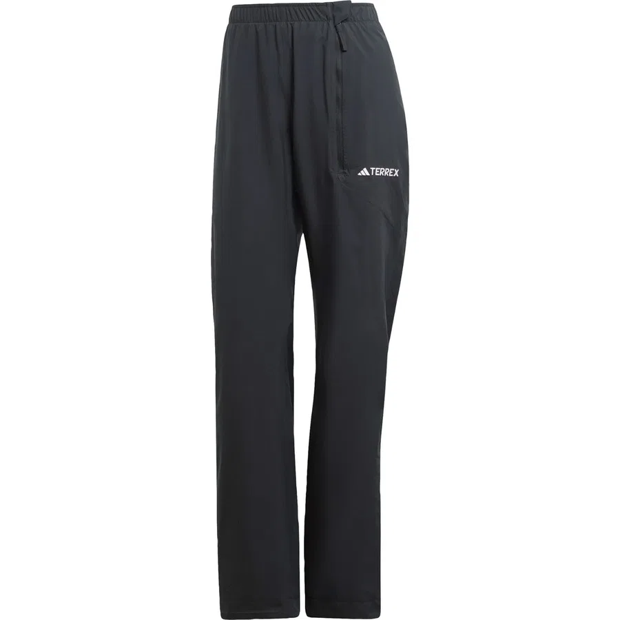 Непромокаемые спортивные брюки с утеплителем Terrex Multi Rain.Rdy 2-Layer Rain Pants adidas, Черный — фото 4
