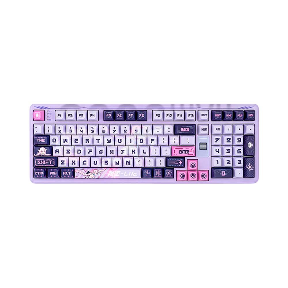 

Игровая беспроводная клавиатура Colorful Qingyu 98 Pro, фиолетовый