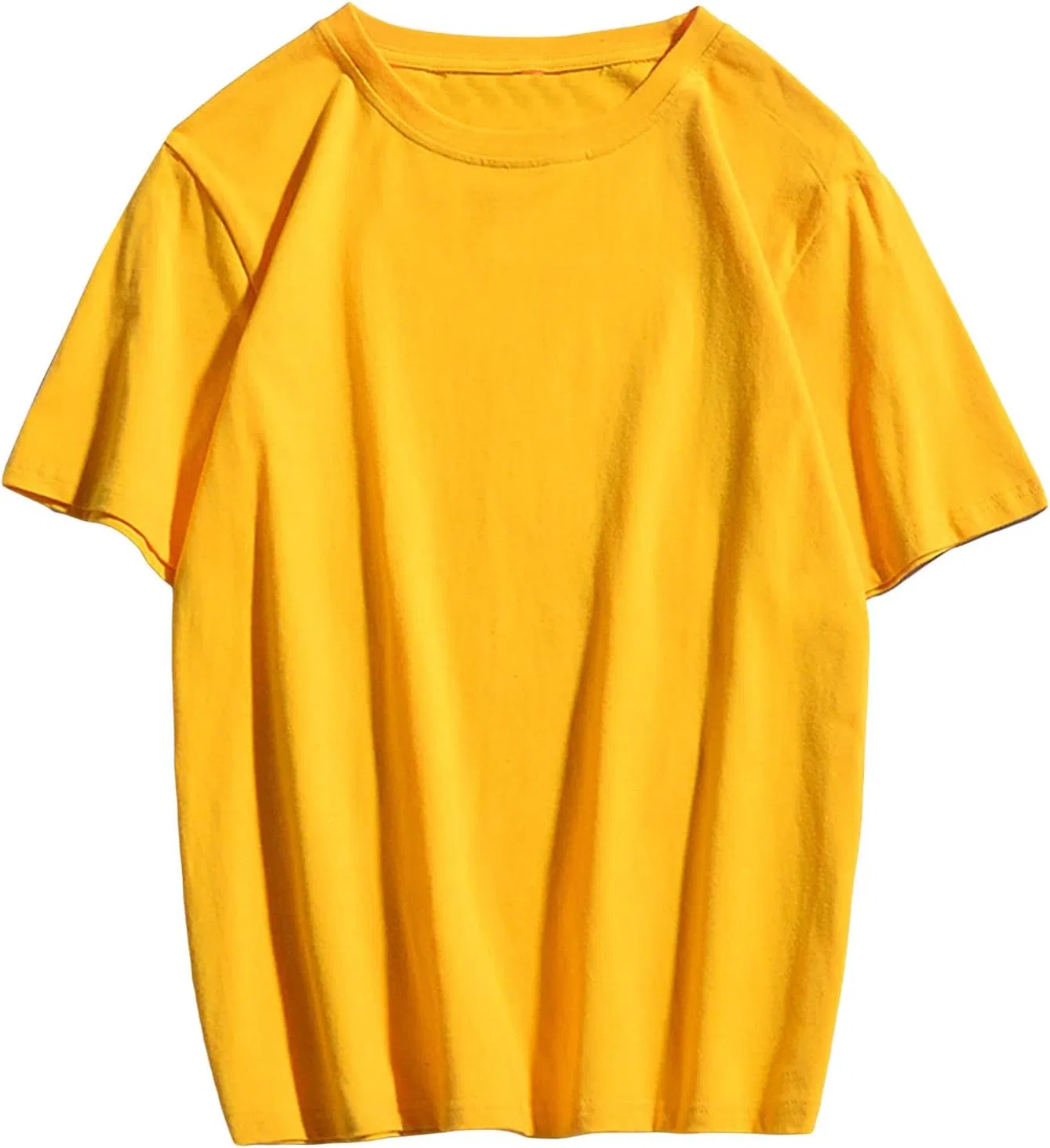 Мужская футболка с круглым вырезом, Lightweight, Yellow