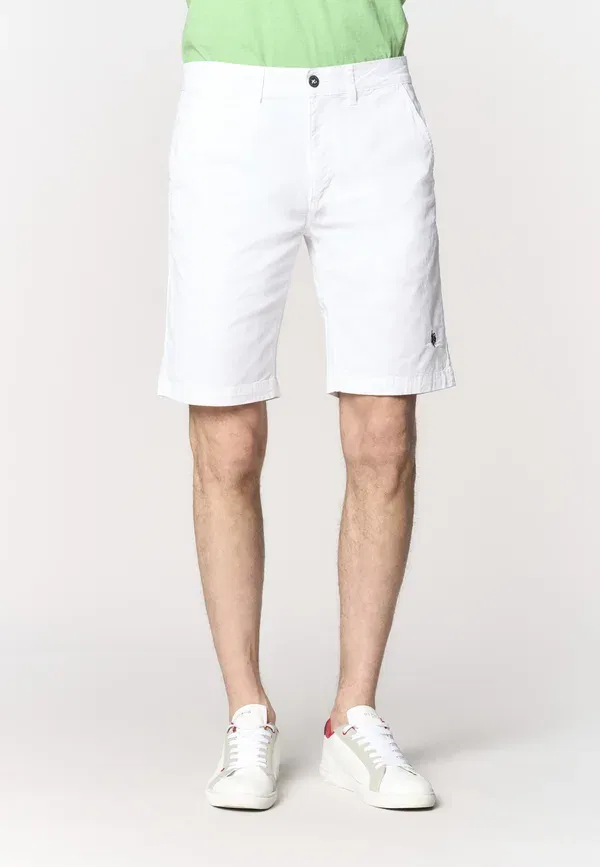 Шорты хлопковые U.S. Polo Assn., Bianco, белый