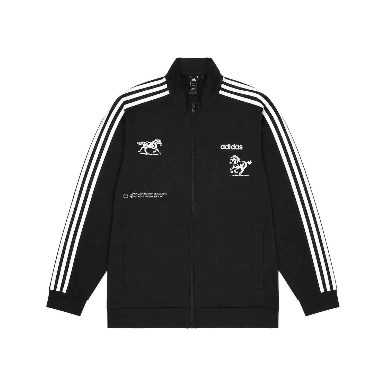 Мужская куртка с воротником-стойкой Adidas Essentials, Black