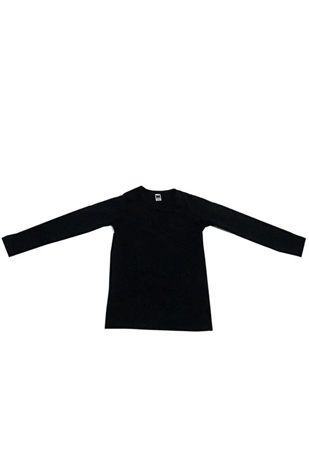 Детская термомайка для мальчиков с длинным рукавом Momslab, Black