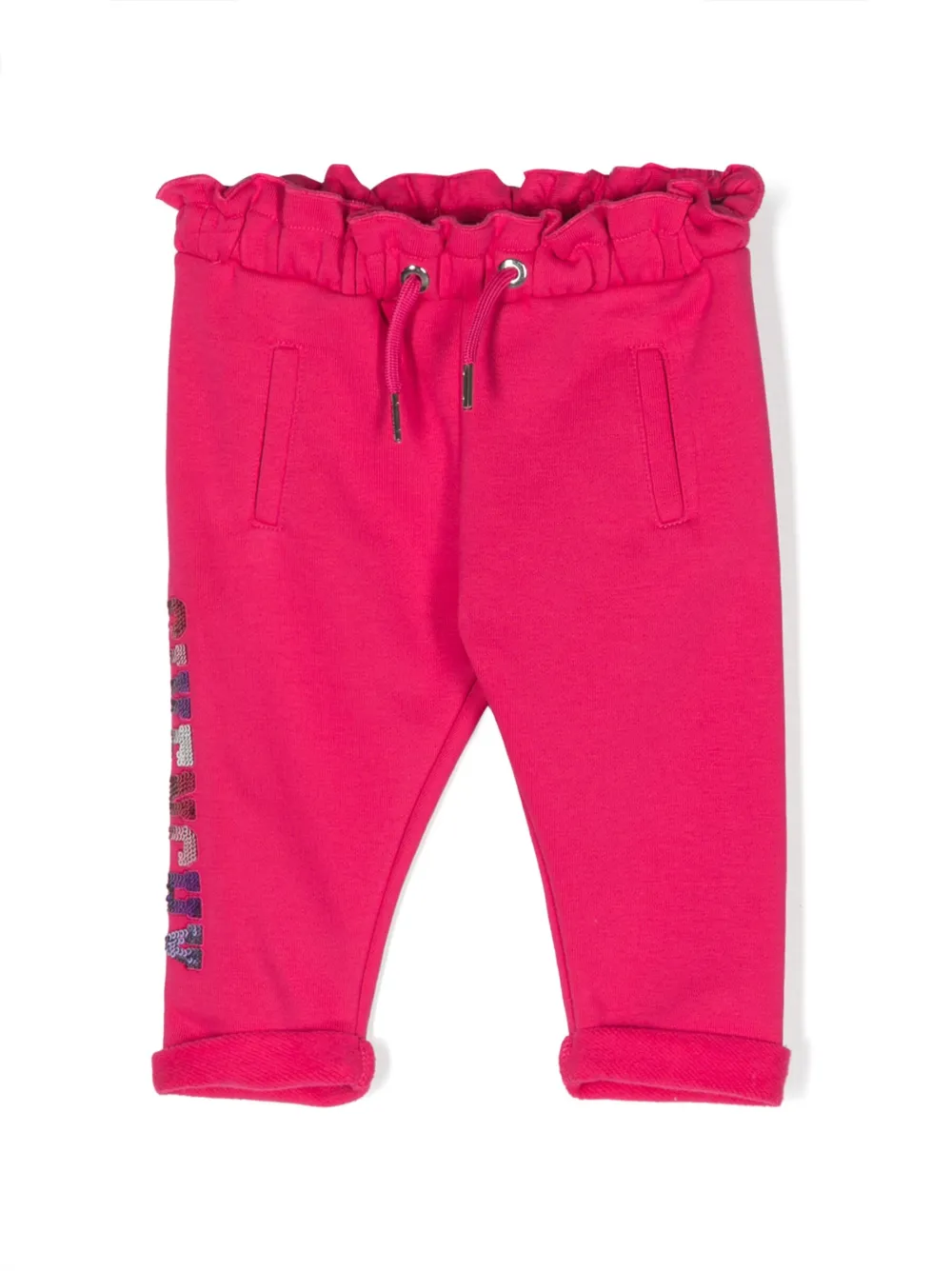 Спортивные брюки с пайетками Givenchy Kids, розовый