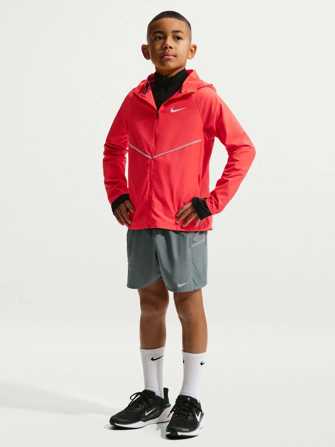 Шорты тренировочные Miler Dri-FIT Nike, дымчато-серый — фото 2