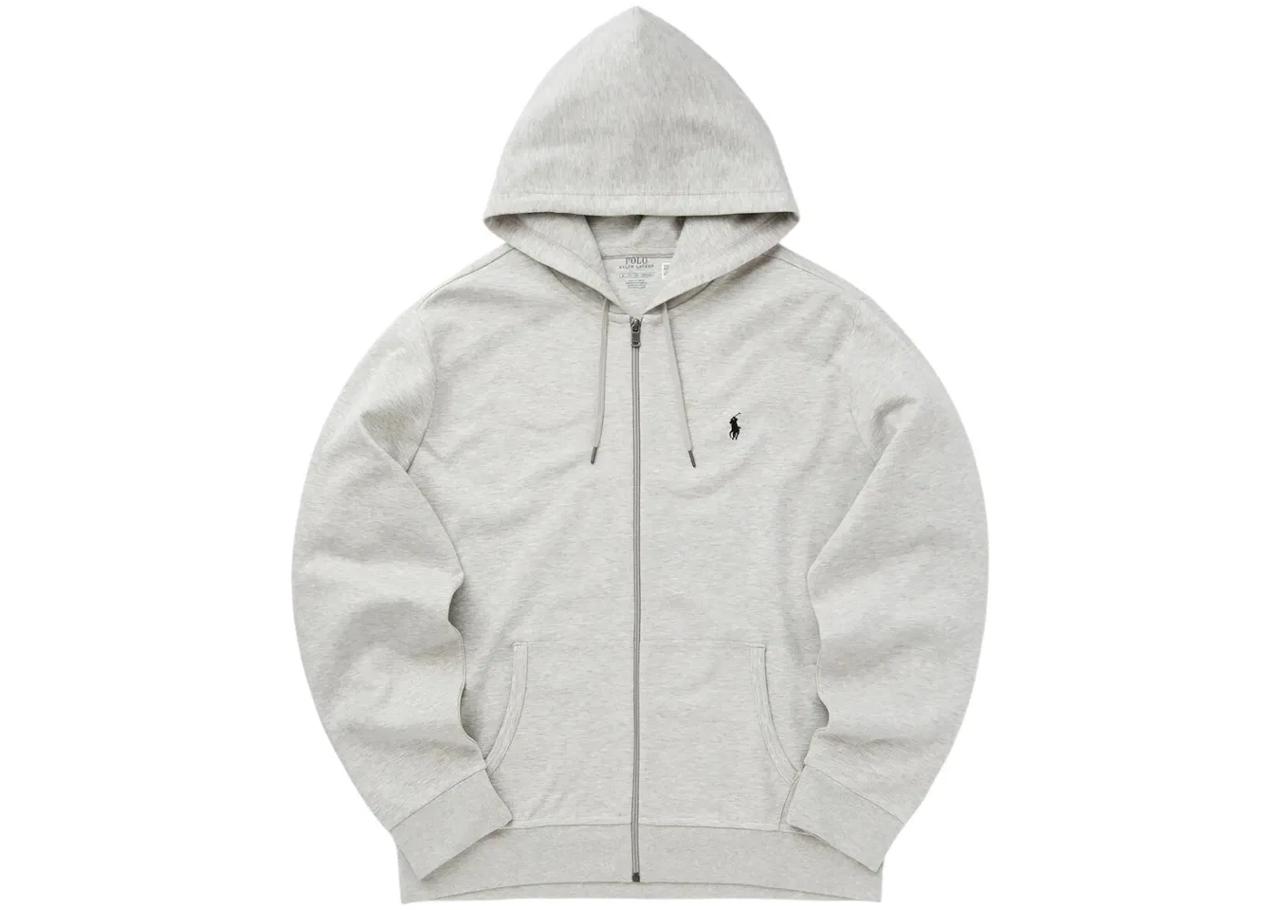 Мужская худи с двойным трикотажем Polo Ralph Lauren, Light Sport Heather/Black