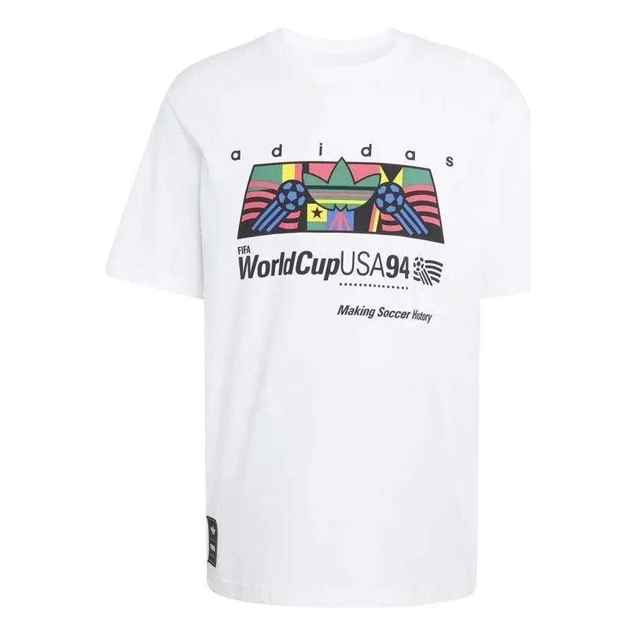 Футболка с принтом AFRC GFX SS T adidas, Белый